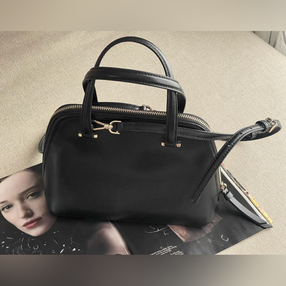 Kate Spade Patterson Drive Dome Crossbody Satchel In Black - Picture 5 of 16